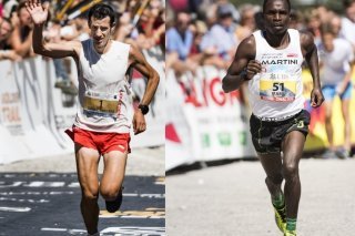 Kilian Jornet et Petro Mamu