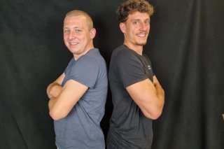 Romain Derivaz (à gauche) et Grégoire Fumeaux