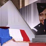 "Ma France, c'est Joséphine", a lancé Emmanuel Macron en saluant une femme engagée qui a voulu "prouver aux yeux du monde que les couleurs de peau, les origines, les religions pouvaient non seulement cohabiter mais vivre en harmonie".