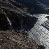 Le lac de Vogorno est déjà presque entièrement vidé.