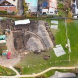 L'amphithéâtre romain découvert à Kaiseraugst (AG) se trouve sur la rive du Rhin.