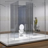 Le public du Kunsthaus peut notamment découvrir l'oeuvre "Toilette" datée de 1971.