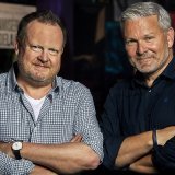 Thierry Jobin, directeur artistique du Festival international du film de Fribourg, à gauche, et Mathieu Fleury, président de l'Association du FIFF, se réjouissent de voir leur manifestation revenir à la normale (archives).