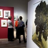 Le parcours s'articule autour de cinq thèmes chers à l'artiste, dont les arbres.