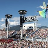 La "libellule" de la dernière Fête des vignerons sera présente à La Chaux-de-Fonds (archives).
