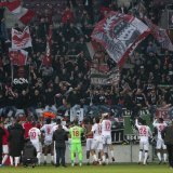 Les fans du FC Sion lors du match à Genève contre Servette