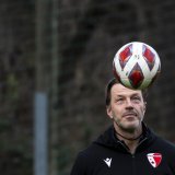Paolo Tramezzani lors de la reprise des entraînements début janvier 2022