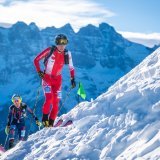 Aurélien Gay lors de la coupe du monde de ski-alpinisme en janvier à Morgins