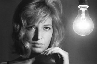 L'actrice italienne Monica Vitti prise en photo en 1961. (archives)