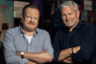Thierry Jobin, directeur artistique du Festival international du film de Fribourg, à gauche, et Mathieu Fleury, président de l'Association du FIFF, se réjouissent de voir leur manifestation revenir à la normale (archives).