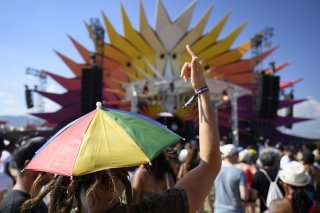 La nouvelle scène électro de Belleville, située juste après l'entrée du Paléo à droite, a rapidement trouvé son public.