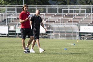 Andris Vanins ici avec son compatriote letton Roberts Uldrikis