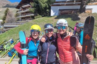 Charlotte Chable et son équipe