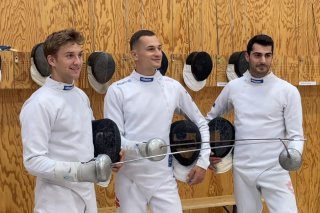 Hadrien Favre (à gauche), Lucas Malcotti (au centre) et Alexis Bayard, les trois Valaisans de l'équipe de Suisse