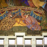 La fresque monumentale du peintre Ernest Bieler fête ses 100 ans.
