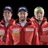 Ramon Zenhäusern, Luca Aerni et Daniel Yule