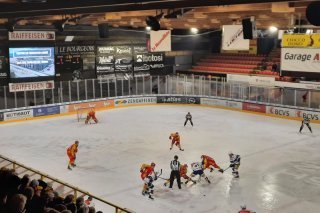 Le HC Sierre face aux GCK Lions à Graben