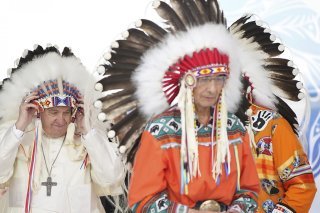 Des milliers de personnes étaient présentes lorsque le pape François a présenté ses excuses aux autochtones canadiens.