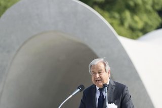 "Qu'avons-nous appris du champignon atomique qui a gonflé au-dessus de cette ville?", a déclaré Antonio Guterres alors que les inquiétudes autour du nucléaire se ravivent.
