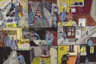 L'artiste suisse Clemens Wild (sans titre, 2012) à découvrir à L'Art Brut de Lausanne dans l'exposition "Art Brut et Bande Dessinée".