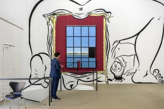 Une oeuvre d'Ebecho Muslimova présentée au Kunstmuseum de Bâle dans le cadre de l'exposition "Fun Feminism".