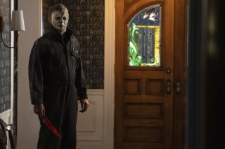 Michael Myers dans une scène du film "Halloween Ends" (photo prétexte).