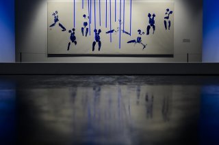 Cette "Anthropométrie" a été réalisée en public en 1960.