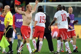 Stéphane Grichting et l'équipe de Suisse avaient battu l'Espagne 1-0 lors de la Coupe du monde 2010