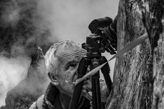 Philippe Jaccard sur le terrain.