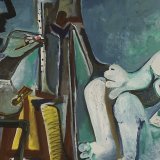 "Le peintre et son modèle" (1963) est exposé à la Fondation Beyeler, à Riehen (BS), avec neuf autres oeuvres de Pablo Picasso (1881-1973) dans le cadre des commémorations du 50e anniversaire de la mort de l'artiste.