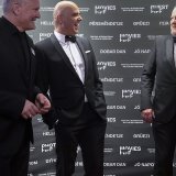 Le président de la Confédération Alain Berset (au centre) a salué l'ouverture sur le monde que propose le FIFF depuis sa création.