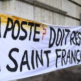Les pétitionnaires craignent une fermeture du bureau de poste de Saint-François.