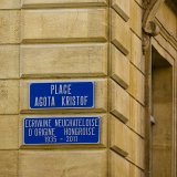 L'écrivaine Agota Kristof, décédée en 2011, dispose depuis vendredi d'une place à son nom à Neuchâtel.