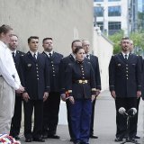 Emmanuel Macron a rendu hommage à la Résistance et notamment à Jean Moulin à la prison de Montluc à Lyon.