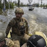 A Kherson, les secouristes attaqués travaillaient pour éliminer les conséquences des inondations (Photo prétexte).