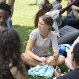La militante climatique suédoise Greta Thunberg a participé samedi à Bâle à la "marche des peuples" pour la justice climatique et la régulation de la finance.
