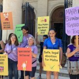 Malte était le seul Etat-membre de l'Union européenne où l'avortement restait illégal en toute circonstance. Ici une manifestation en juin 2022.