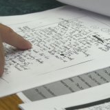 Les documents rédigés par Aretha Franklin, difficiles à lire, semblent partager ses biens, notamment immobiliers, mais aussi des bijoux, fourrures, du matériel stéréo et des droits musicaux (archives).