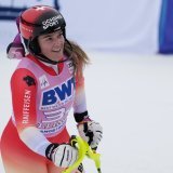 Mélanie Meillard, ici en action lors de la Coupe du monde en novembre 2022 aux USA