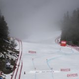 Le brouillard a rapidement envahi la piste