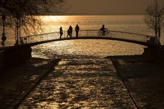La Ville de Vevey a inauguré lundi l'esplanade de la Paix sur un espace vert à l'est de l'embouchure de la Veveyse (photo d'illustration).