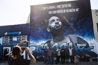 Nipsey Hussle a été honoré à titre posthume de deux Grammy Awards en 2020, pour ses titres "Racks in the Middle" et "Higher" (archives).