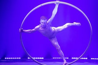 Jeka Dehtiarov et son "cyr wheel".