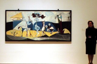 Le musée Picasso d'Antibes présente de manière permanente 23 peintures et 44 dessins de Picasso laissés en dépôt par l'artiste en 1946 (archives).