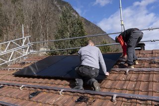 Quatre communes du Chablais lancent ensemble une démarche pour soutenir la pose de panneaux photovoltaïques (image d'illustration).