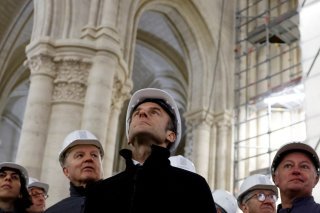 Emmanuel Macron s'était donné cinq ans pour reconstruire la cathédrale, ravagée par un incendie en 2019.