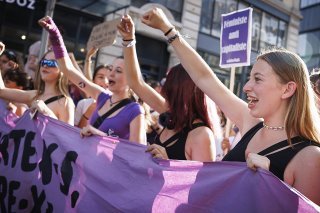 L'échappée cycliste de ce vendredi 14 avril sert d'appel à la mobilisation en vue de la grève féministe du 14 juin (image d'illustration).