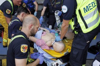 Les jeunes en formation étaient encadrés par des professionnels de la santé.