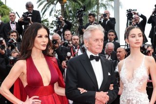 Michael Douglas était accompagné par son épouse Catherine Zeta-Jones et leur fille Carys.