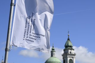 La vieille ville de Soleure à l'heure des 45es Journées littéraires.